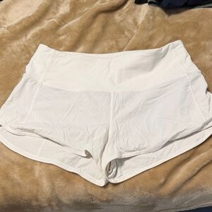 lululemon athletica White High-Rise Athletic Shorts